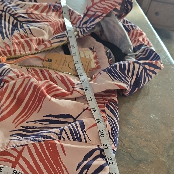 Island Escape Women's Multicolor Leaf Print Bomber Jacket - Picture 4 of 7